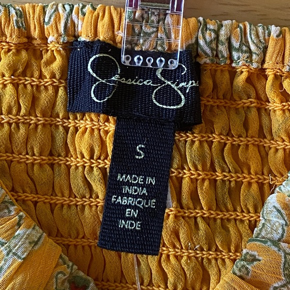 Jessica Simpson Butterscotch Southern Beauties Mini Iris Dress Size Small NWT - Picture 7 of 11